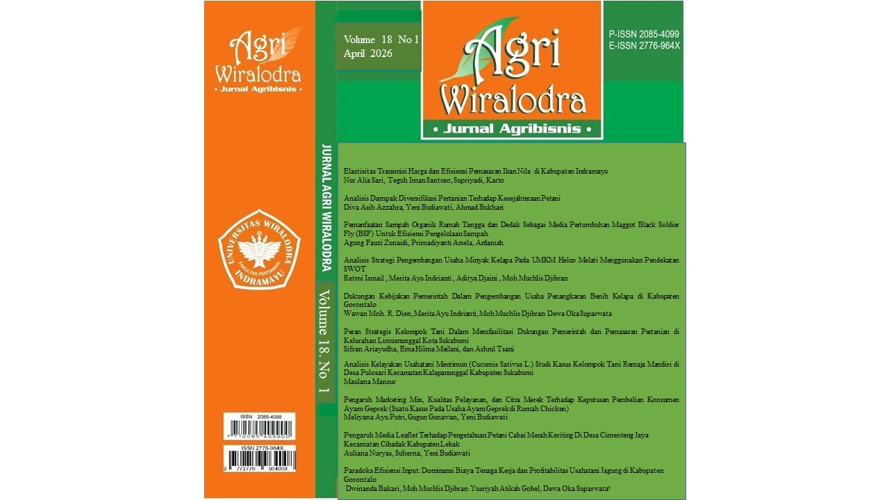 					View Vol. 18 No. 01 (2026): usaha agribisnis 
				